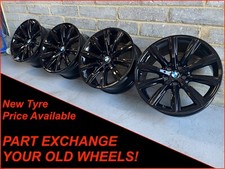 BMW 18" 5 Series G30 G31 7 Series 3 Series Genuine 684 Black Alloy Wheels