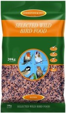 Johnston & Jeff Selected Wild Bird Feed Seed Mixture Garden Wild Bird Food 20Kg