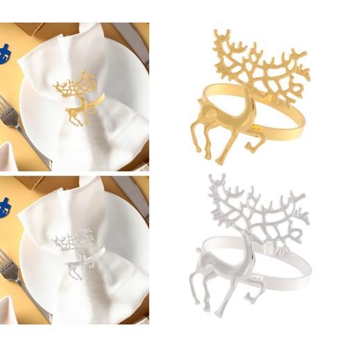Deer napkin rings - napkin,