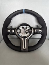 BMW F10 F11 F06 F12 F13 F07 M STEERING WHEEL M PERFORMANCE CARBON RETRIMMED BLUE