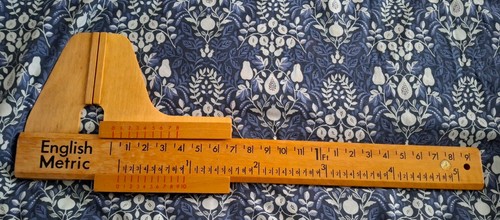 Vintage wood calipers rulers - ,