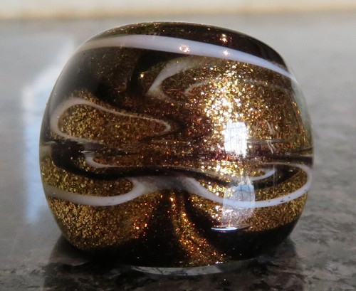 Murano art glass glittery - art,