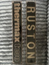 Ruston Boiler Name Plate