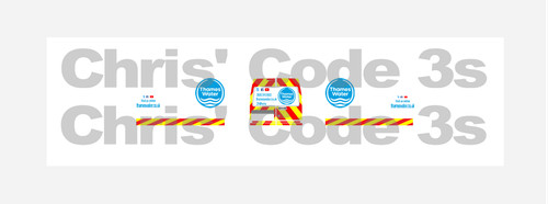Code adhesive vinyl decal - code,
