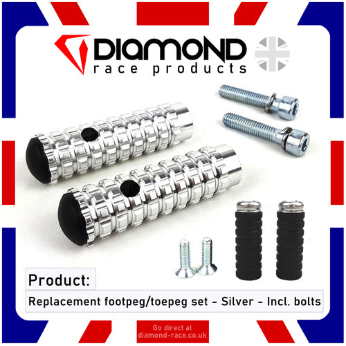 Replacement footpegs toepegs - replacement,