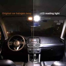 FIT TOYOTA Car LED 3 Smd Led Xenon White Number Plate Light Bulbs 12v 36MM