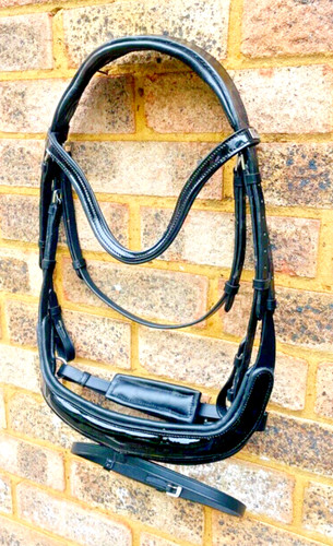 Patent leather snaffle - patent,