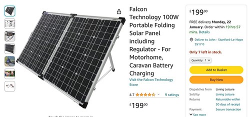 100 watt briefcase - , panel