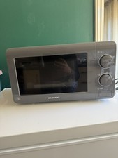 Daewoo SDA1961GE Microwave Oven in Grey - 20L 800W a Little Damage See Pictures