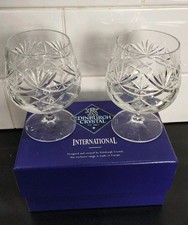 Boxed pair Edinburgh Crystal Internationall