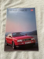 Audi Coupe S2 brochure Feb 1993 UK market