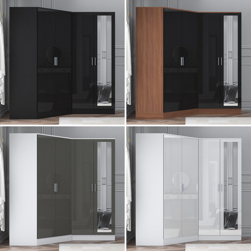 Reflect gloss door wardrobe - gloss,