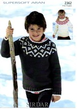 Sirdar Supersoft Aran Knitting