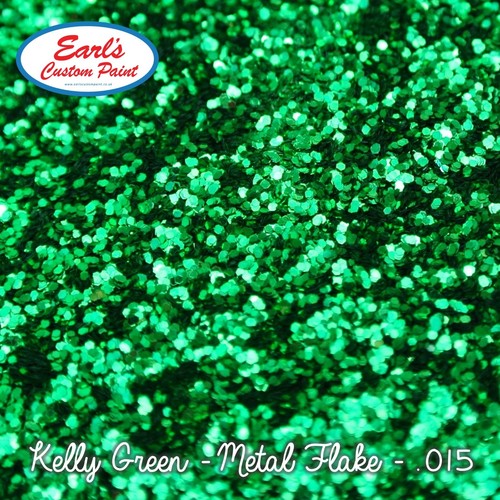 100g kelly green metal - 100g, flake