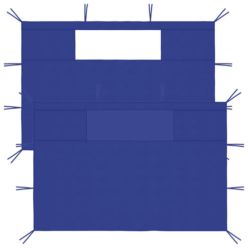 Gazebo sidewall set blue - set,
