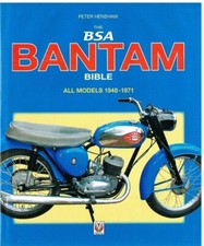 BSA BANTAM '48-71 DESIGN HISTORY & PRODUCTION CHANGES (INCL FRAME/ENG No.s) BOOK