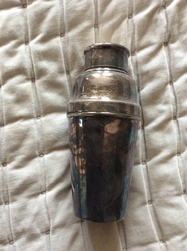 Silver plated cocktail shaker