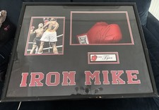 Framed Mike Tyson Hand Signed