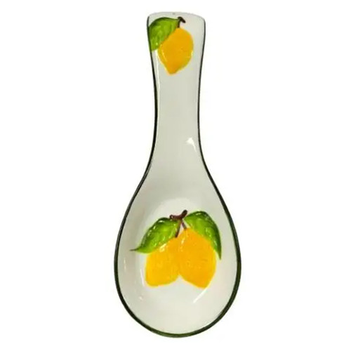Ceramic lemon spoon rest - ceramic,