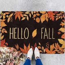 Hello Door Mat Fall Door Mat