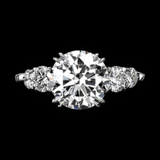 14k White Gold Engagement Ring