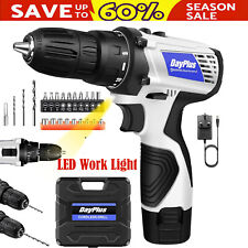 Cordless Drill Screwdriver 45Nm Electric Drilling Machine Battery Rechargeable