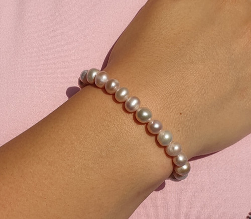Pink pearl freshwater vintage - pearl,