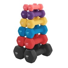 Neoprene hand dumbbells - hand,