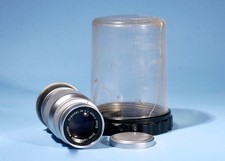 Ernst Leitz Leica 90mm 9cm f/4 Elmar Chrome Lens * LTM L39 39mm