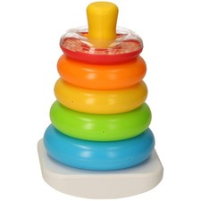 Baby Stacking Rings Toy – 7-Piece Colourful Ring Set, Fine Motor & Colour Learni