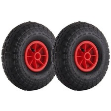 2X10" Pneumatic Sack Truck Trolley Wheel Barrow Foam Tyre 3/3.5-4.0 UK Modern