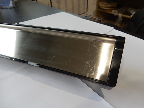 Brushed silver black - 12",