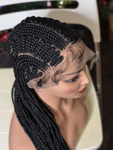 Zigzag braided hair with baby - zigzag,