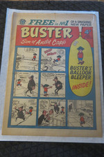 BUSTER no.1 Fleetway UK 1960 First Issue 28 May 1960 Beano Dandy Interest