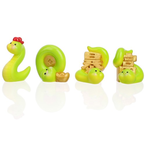 4pcs snake decorations - 4pcs,