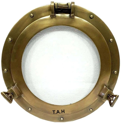 Antique porthole window round - antique,