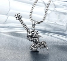 Skull Guitar Pendant with
