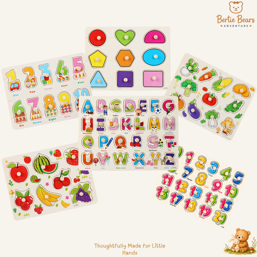Montessori kids wooden peg - montessori,