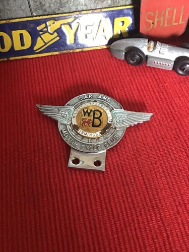 Vintage car badge wilmot - car,