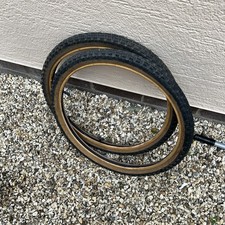 Kenda K50 Gumwall Comp III Old School BMX Tyres Pair with Tubes 20x1.75" Burner