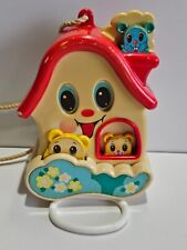 Vintage Sankyo Musical House Toy 1986 5” Working - Pull String Musical Toy
