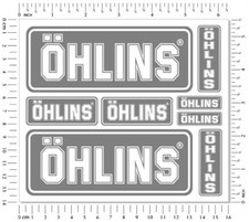 Ohlins Fork Shock Stickers Set