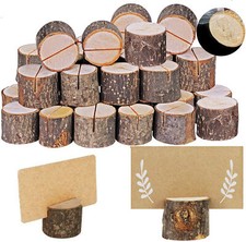 100 pack Wooden Table Name