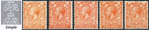 1912 kgv royal cypher - kgv,