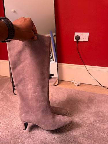 Marks spencer grey suede - spencer,