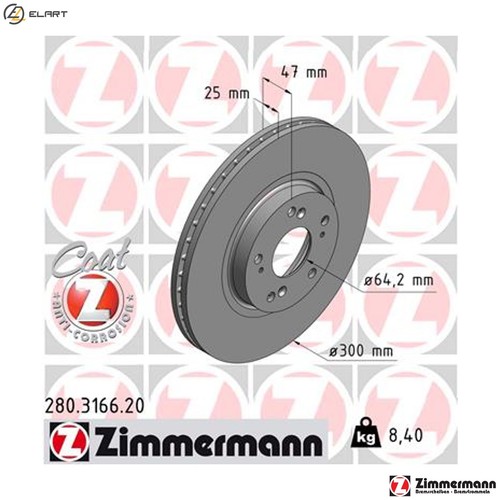 Brake disc 280 - 2x,