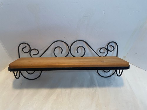Vintage wall shelf wrought - shelf,