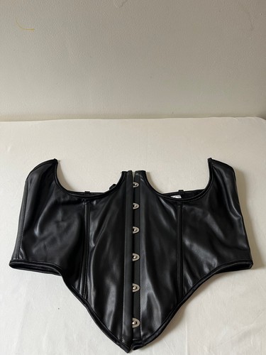 Black underbust corset - black,