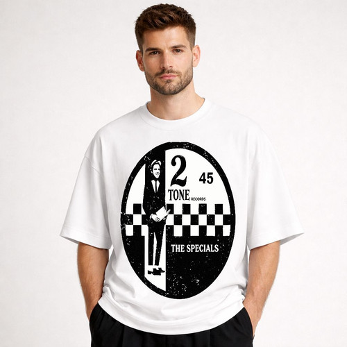 Two tone ska music graphic - ska,