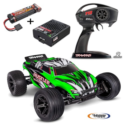 Traxxas trx37254 grn - traxxas, rustler